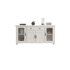 Contemporary Wooden Sideboard with 3 Drawers in White