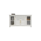 Contemporary Wooden Sideboard with 3 Drawers in White