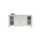 Contemporary Wooden Sideboard with 3 Drawers in White