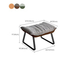 Contemporary Houndstooth Upholstered Rocking Chair for Indoor