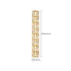 Direct-wired Steel Wall Sconce with Crystal Shade