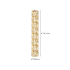 Direct-wired Steel Wall Sconce with Crystal Shade