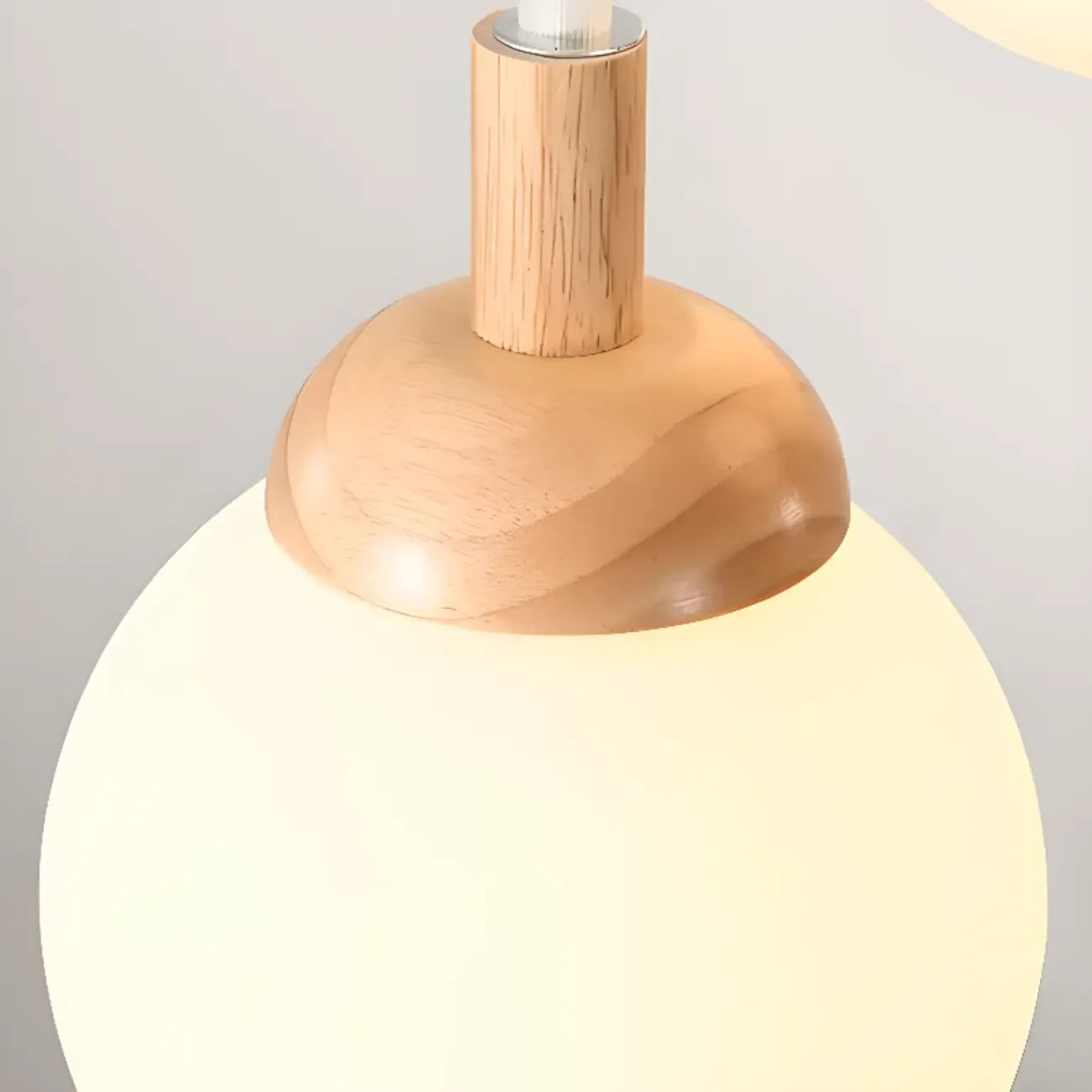 Milk Glass Cluster Pendant Light With Adjustable Length