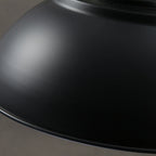 Industrial Adjustable Black Round Pendant light