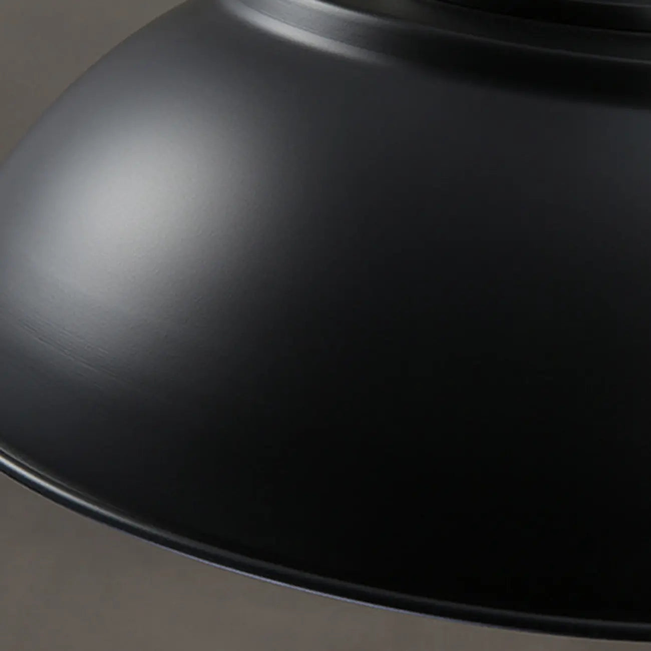 Industrial Adjustable Black Round Pendant light