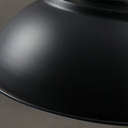 Industrial Adjustable Black Round Pendant light