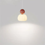 Cream Enclosure Pendant Light in Mini Size for Bedroom