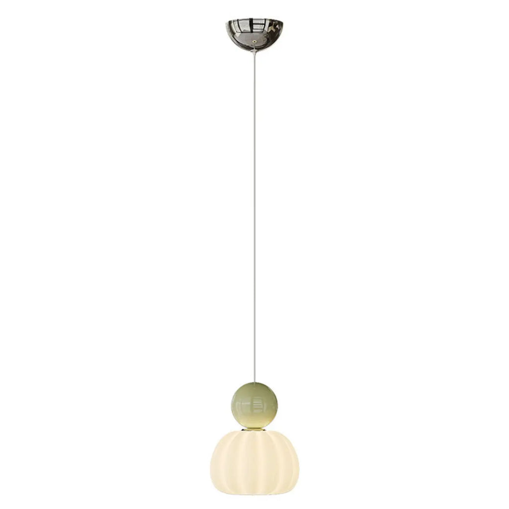 Cream Enclosure Pendant Light in Mini Size for Bedroom