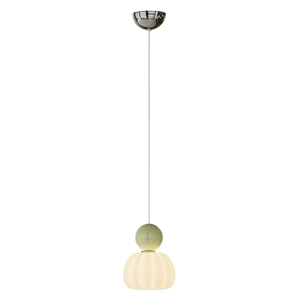 Cream Enclosure Pendant Light in Mini Size for Bedroom
