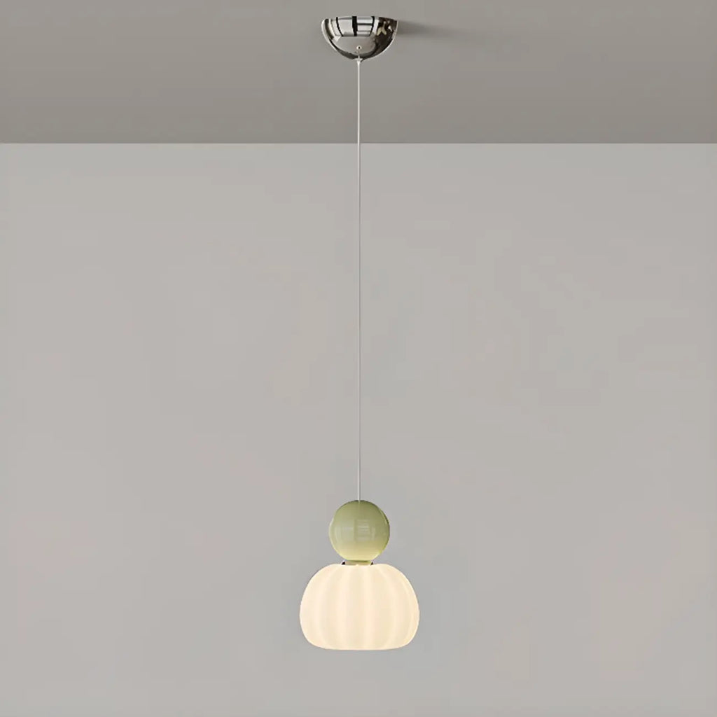 Cream Enclosure Pendant Light in Mini Size for Bedroom