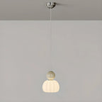 Cream Enclosure Pendant Light in Mini Size for Bedroom