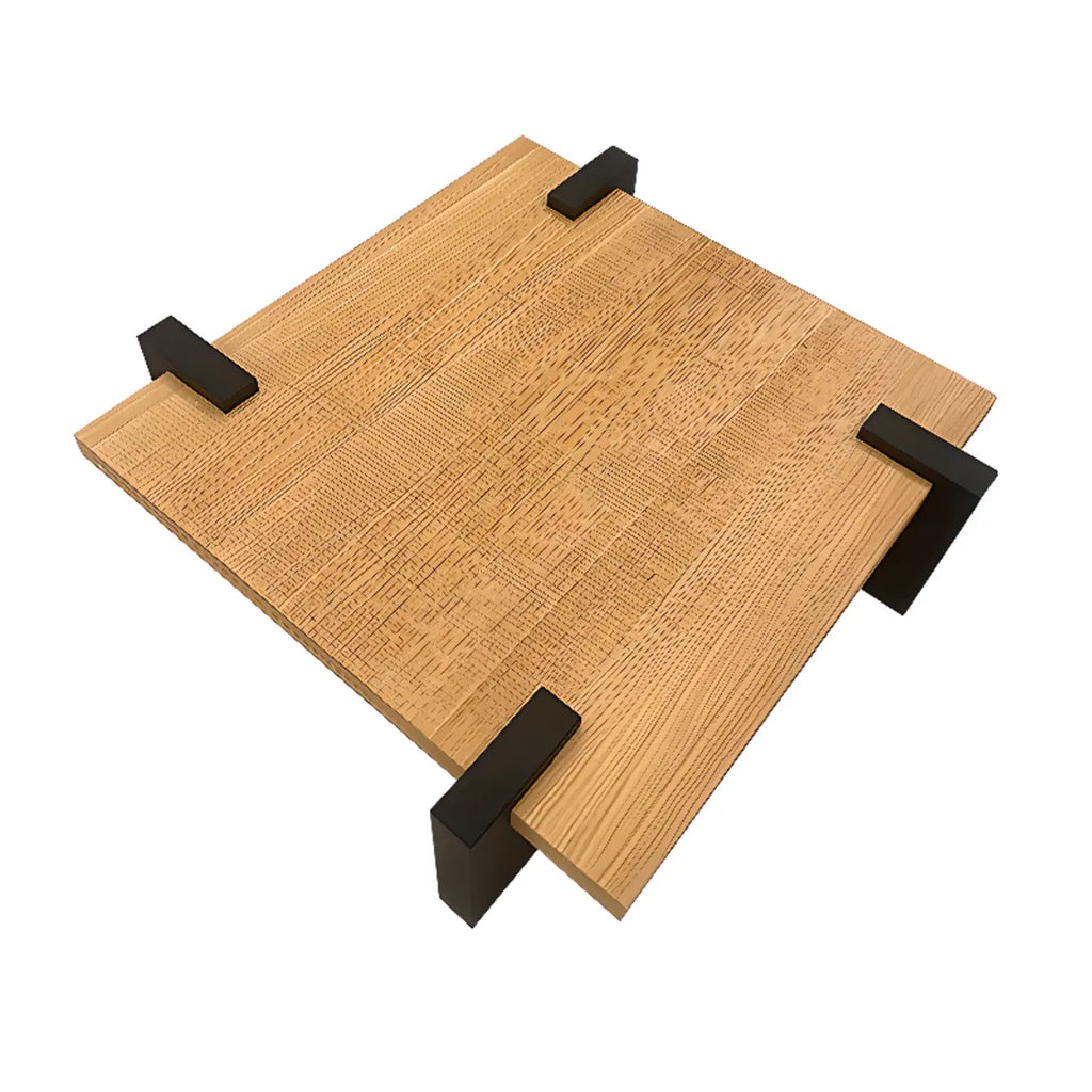 Scandinavian Pine Minimalist Coffee Table for Indoor Use