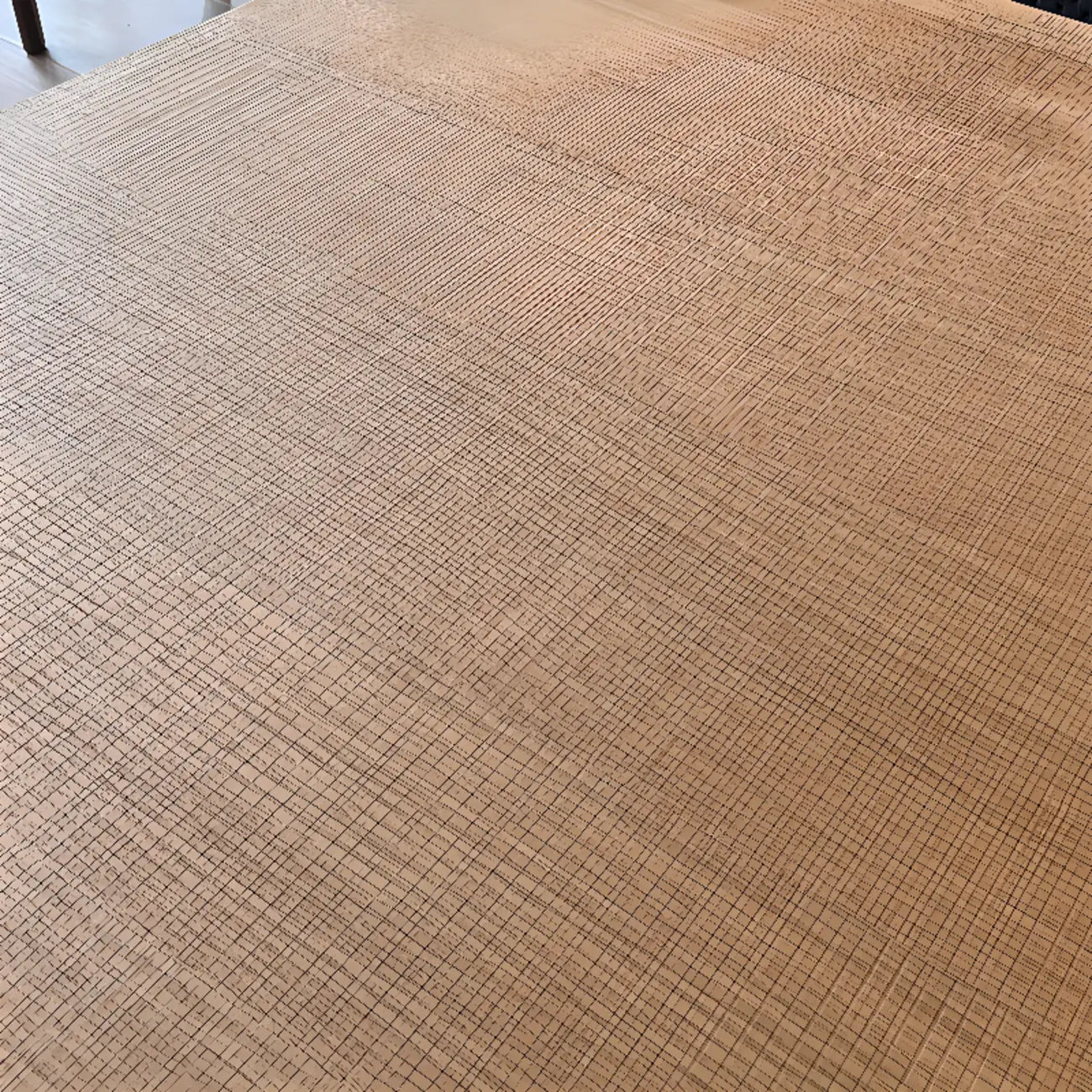 Scandinavian Pine Minimalist Coffee Table for Indoor Use