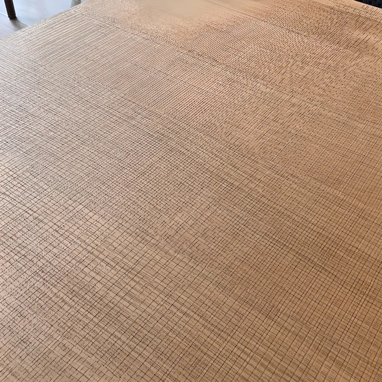 Scandinavian Pine Minimalist Coffee Table for Indoor Use