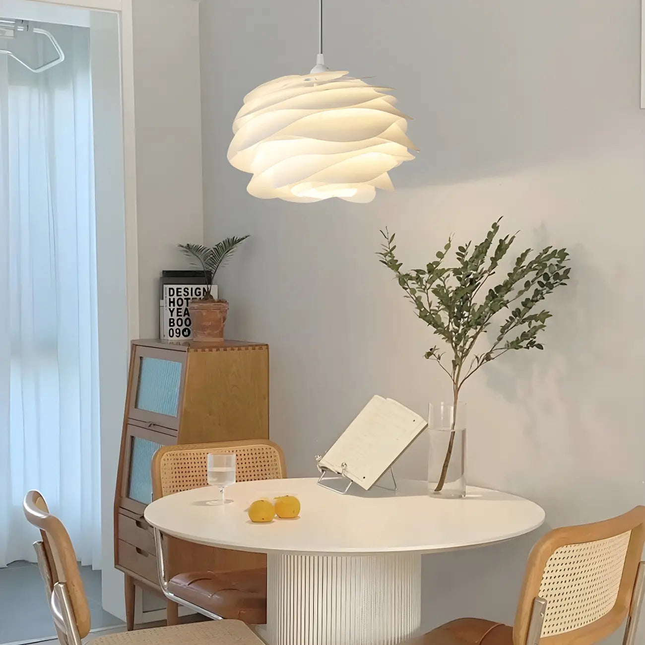 Modern Bedroom LED Pendant light with Adjustable Length