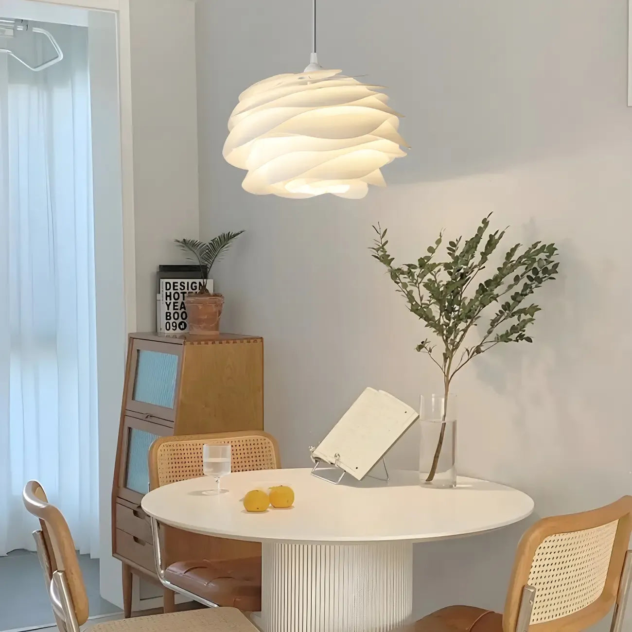 Modern Bedroom LED Pendant light with Adjustable Length