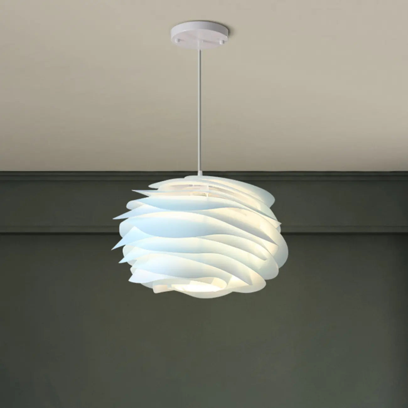 Modern Bedroom LED Pendant light with Adjustable Length