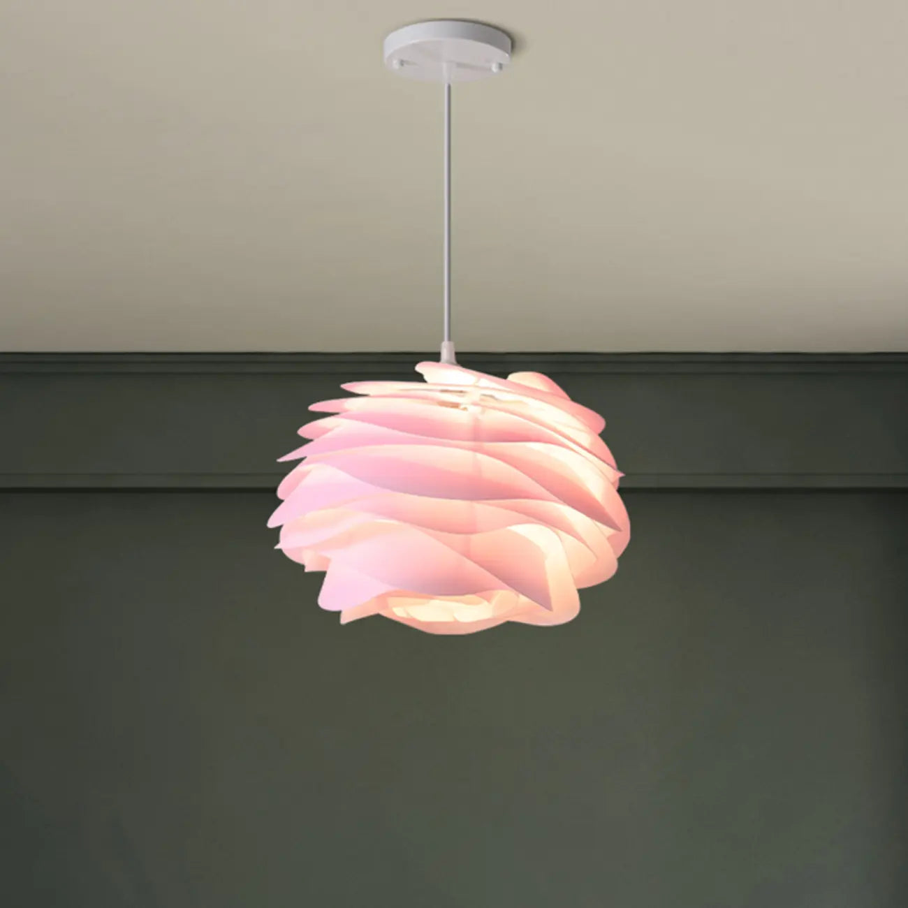 Modern Bedroom LED Pendant light with Adjustable Length
