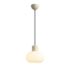 Minimalist Ceramic Globe Pendant Lights with Adjustable Length