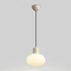 Minimalist Ceramic Globe Pendant Lights with Adjustable Length