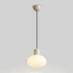 Minimalist Ceramic Globe Pendant Lights with Adjustable Length