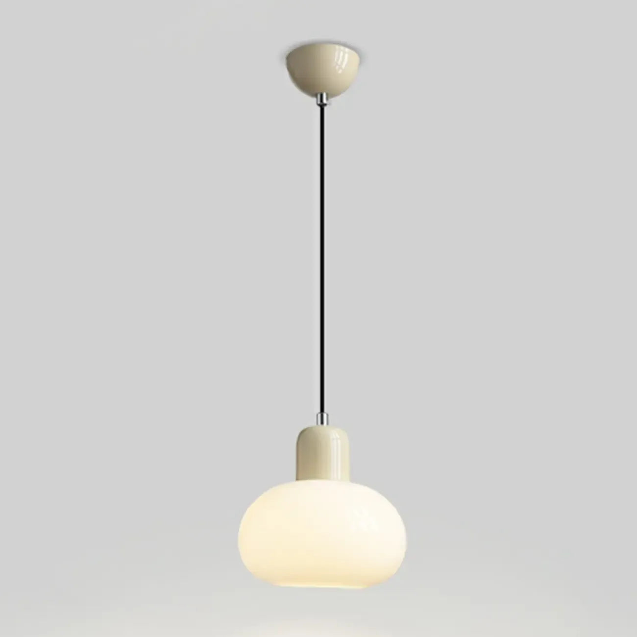 Minimalist Ceramic Globe Pendant Lights with Adjustable Length
