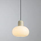 Minimalist Ceramic Globe Pendant Lights with Adjustable Length