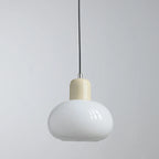 Minimalist Ceramic Globe Pendant Lights with Adjustable Length