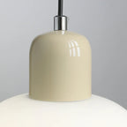 Minimalist Ceramic Globe Pendant Lights with Adjustable Length