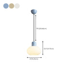 Minimalist Ceramic Globe Pendant Lights with Adjustable Length