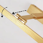 Adjustable Modern Gold LED Linear Vanity Light for Bathroom