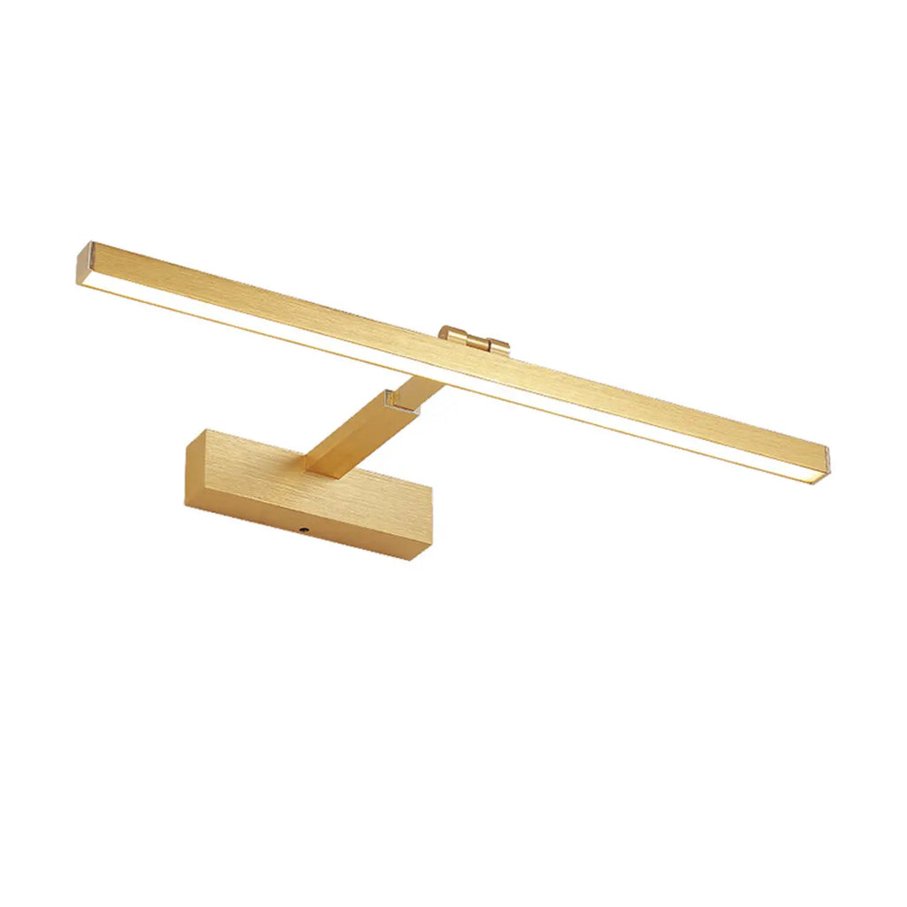 Adjustable Modern Gold LED Linear Vanity Light for Bathroom