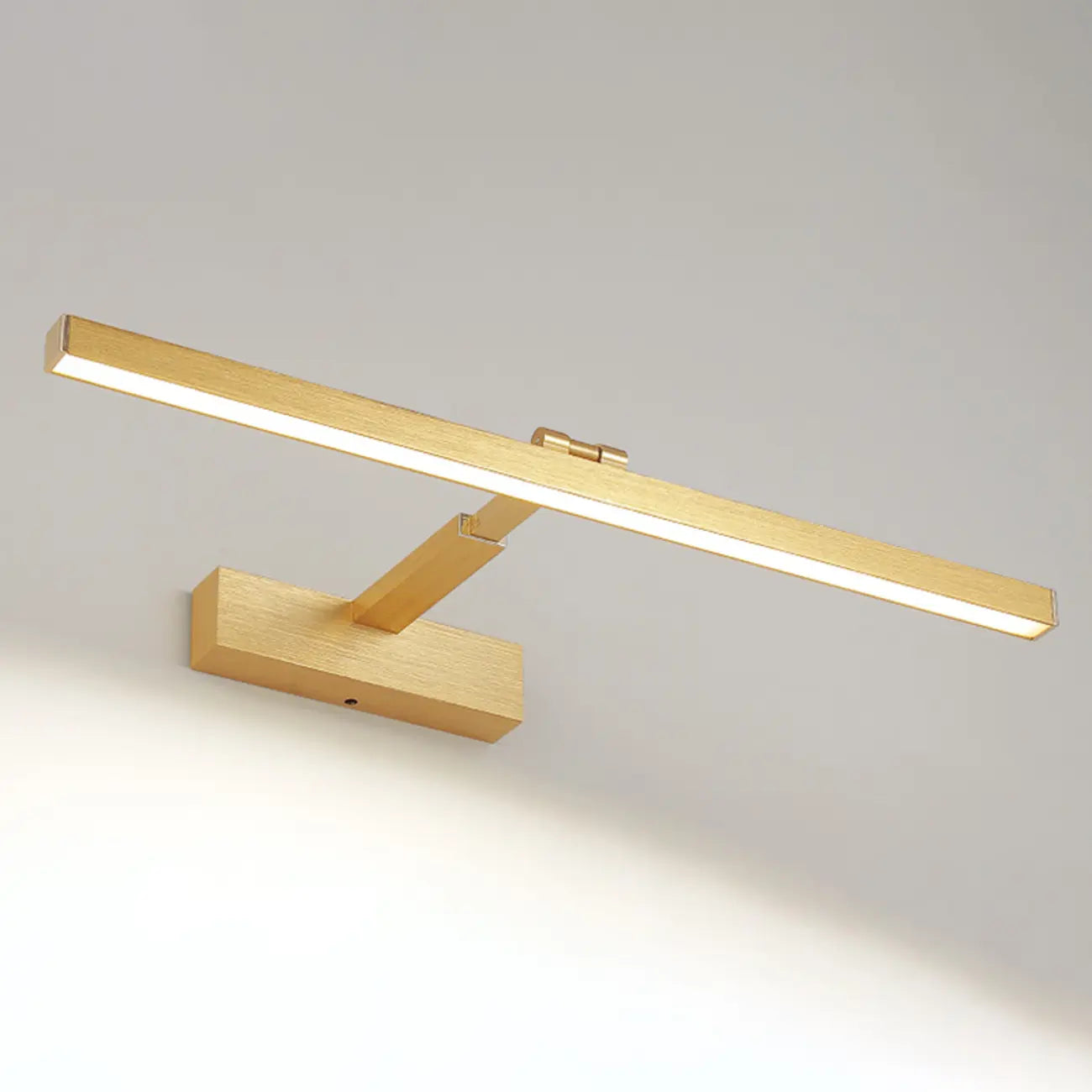 Adjustable Modern Gold LED Linear Vanity Light for Bathroom