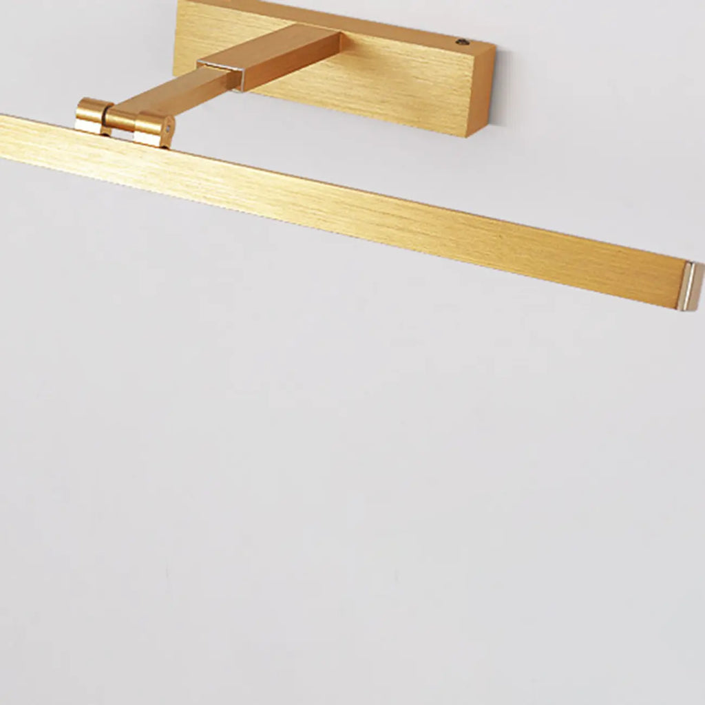 Adjustable Modern Gold LED Linear Vanity Light for Bathroom