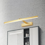 Adjustable Modern Gold LED Linear Vanity Light for Bathroom