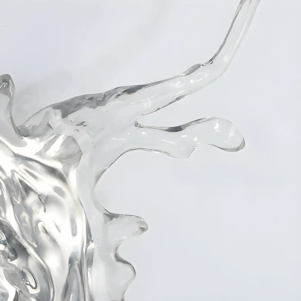 Designer Silver Resin Water Spray Wall Lamp for Home Decor