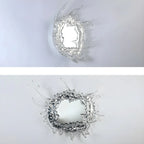 Designer Silver Resin Water Spray Wall Lamp for Home Decor