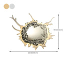 Designer Silver Resin Water Spray Wall Lamp for Home Decor