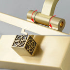 Minimalist Adjustable LED Gold Vanity Light for Mirror Front