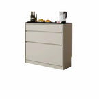 Contemporary Stone Countertop Sideboard with Drawers