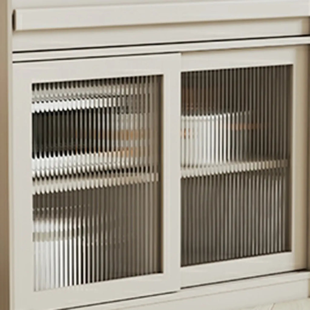 Contemporary Stone Countertop Sideboard with Drawers