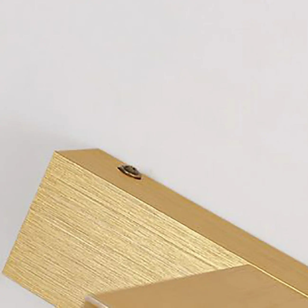 Gold Metal Linear LED Adjustable Vanity Light for Bathroom