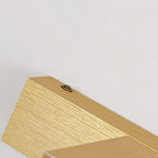 Gold Metal Linear LED Adjustable Vanity Light for Bathroom