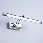 Modern Silver Dimmable LED Vanity Light with Adjustable Arm