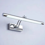 Modern Silver Dimmable LED Vanity Light with Adjustable Arm