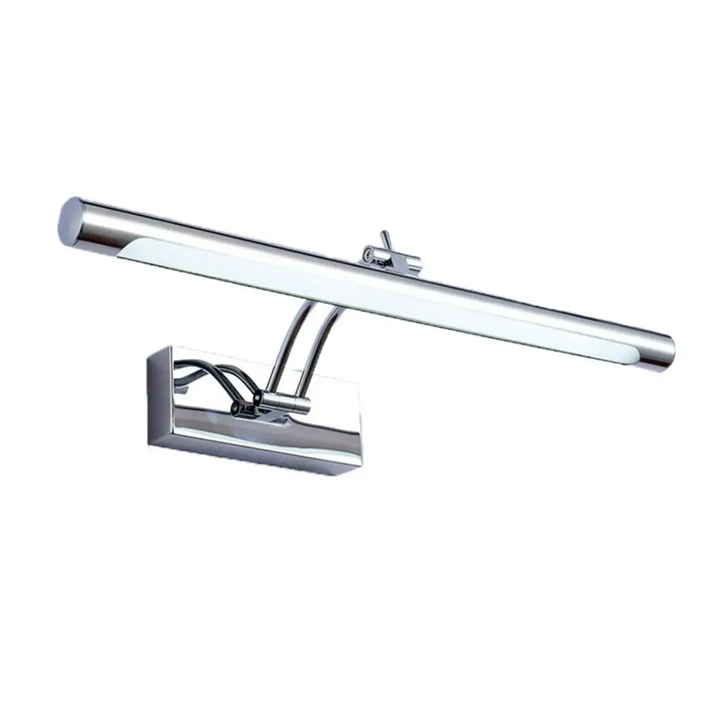 Modern Silver Dimmable LED Vanity Light with Adjustable Arm