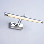 Modern Silver Dimmable LED Vanity Light with Adjustable Arm