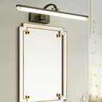 Arched Black Acrylic LED Vanity Light for Bathroom