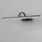 Arched Black Acrylic LED Vanity Light for Bathroom
