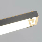 Arched Black Acrylic LED Vanity Light for Bathroom